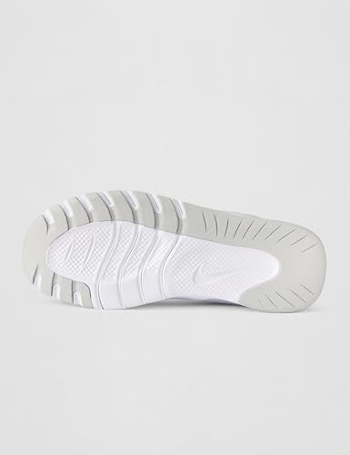 Nike Women's Flex Train Training/Workout Shoes, White/Metallic Silver-Photon Dust, 7