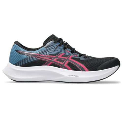 ASICS Women's Hyper Speed 5 Running, 7.5, Black/Bright Rose