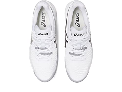 ASICS Men's Gel-Resolution 9 Tennis Shoes, 13, White/Black