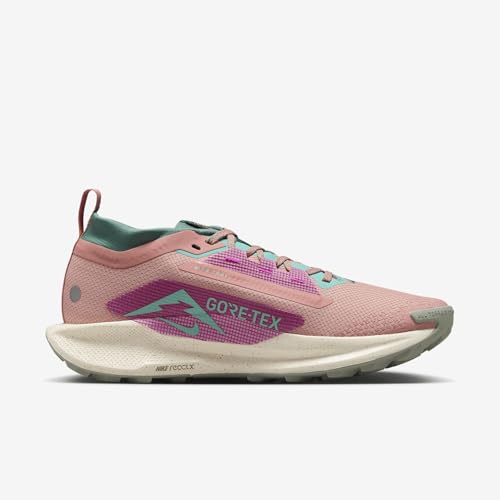 Nike Pegasus Trail 5 Gore-TEX Women's Waterproof Trail Running Shoes (FQ0912-600, Red Stardust/Bicoastal/Vivid Grape/Green Frost) Size 11