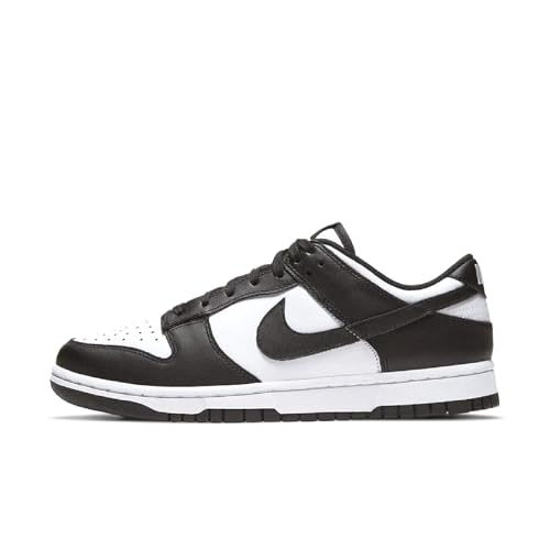 Nike Women's Dunk Low Sneakers, White/Black/White, 6.5 Medium US