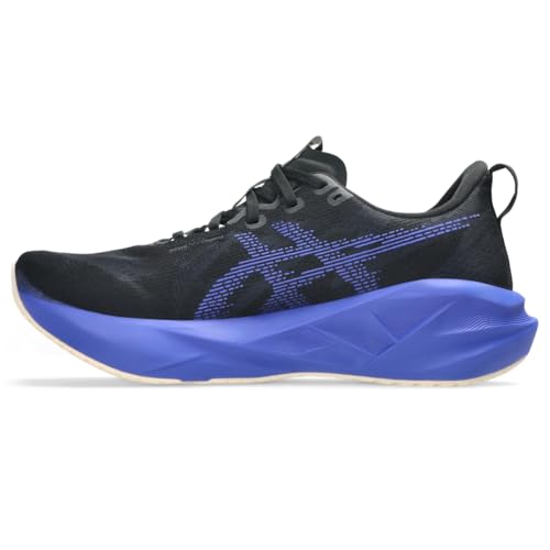 ASICS Men's NOVABLAST 5 Running Shoes, 10.5, Black/Cobalt Burst