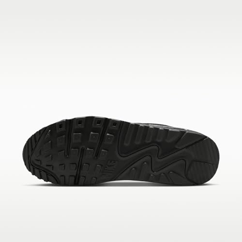 Nike Air Max 90 Men's Shoes (Black/Dark Smoke Grey/Metallic Cool Grey) Size 8