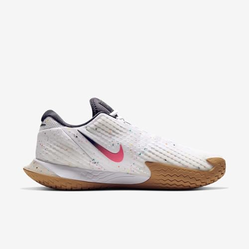 Nike NikeCourt Air Zoom Vapor Cage 4 White/Laser Crimson/Gridiron/Wheat 12