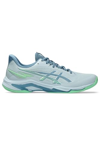 ASICS Men's Netburner Ballistic FF 4 Volleyball Shoes, Cool Grey Saba Blue, 9 US