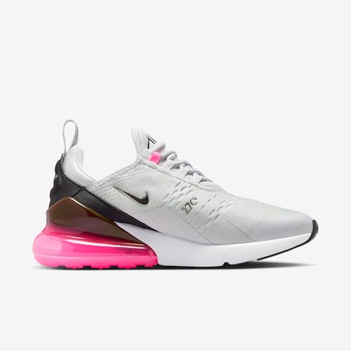 Nike Air Max 270 Women's Shoes (Photon Dust/Hyper Pink/White/Metallic Silver) Size 6