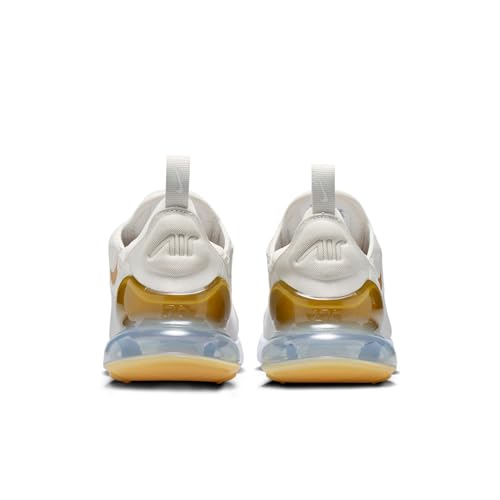 Nike Air Max 270 Women's Shoes (Light Bone/White/Metallic Gold) Size 7.5