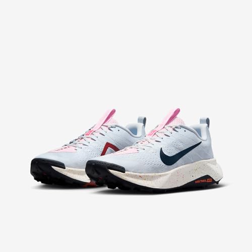 Nike Wildhorse 10 Men's Trail Running Shoes (FV2338-004, Pure Platinum/Football Grey/Pink Foam/Armory Navy) Size 9