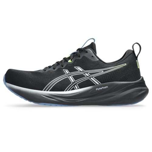 ASICS Men's Gel-Pulse 16 Running Shoes, 10.5, Black/Pure Silver