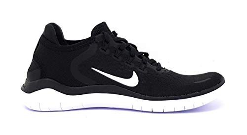 Nike Free Rn 2018, Women’s Running Running Shoes, Black Black White 001, 43
