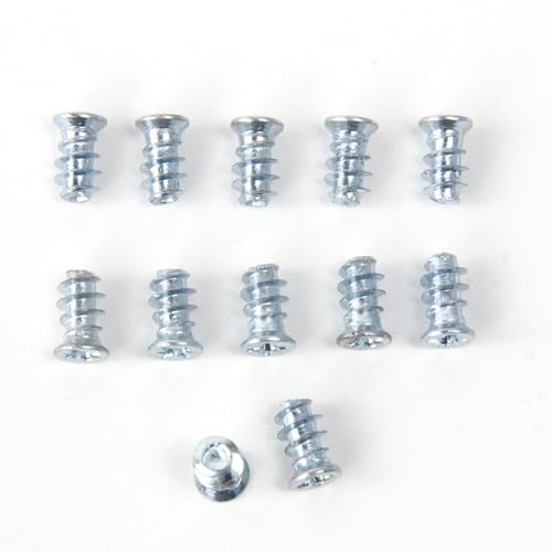 12 PCS Drawer Pull Screws, Furniture Cam Lock Fasteners, IKEA Screw Replacement, Wine Cabinet Accessories Screws for Wardrobes and Bed Frames, Drawer Screw with IKEA Part 100349