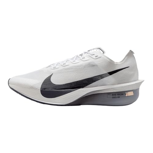 Nike Vaporfly 4 Women's Road Racing Shoes (HF6412-100, White/Obsidian Mist/Pure Platinum/Gridiron) Size 7.5