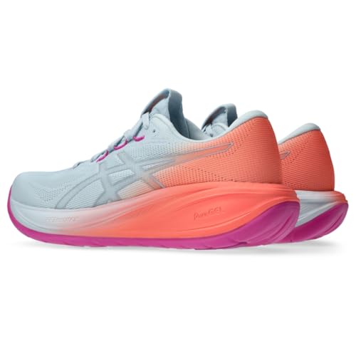 ASICS Women's Gel-Cumulus 28 Running Shoes, 5.5, Sky/Sun Coral