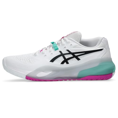 ASICS Men's Gel-Resolution X Tennis Shoes, 11, White/Aurora Green
