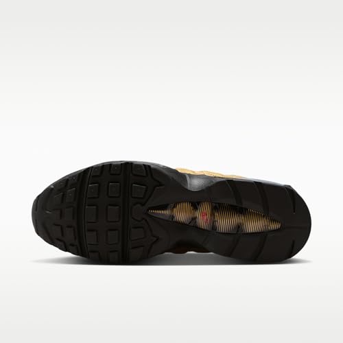 Nike Air Max 95 "Big Bubble Men's Shoes (Metallic Gold/University Red/Elemental Gold/Black) Size 14