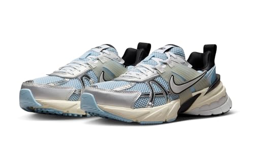 Nike V2K Run Shoes PsychicBlue/Silver/White Size 9.5