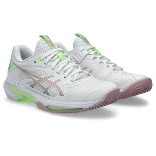 ASICS Women's Solution Speed Ff 4 Clay Trainers, White Morganite, 8.5 US
