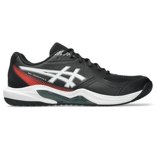ASICS Men's Gel-Dedicate 9 Tennis Shoes, 10.5, Black/White