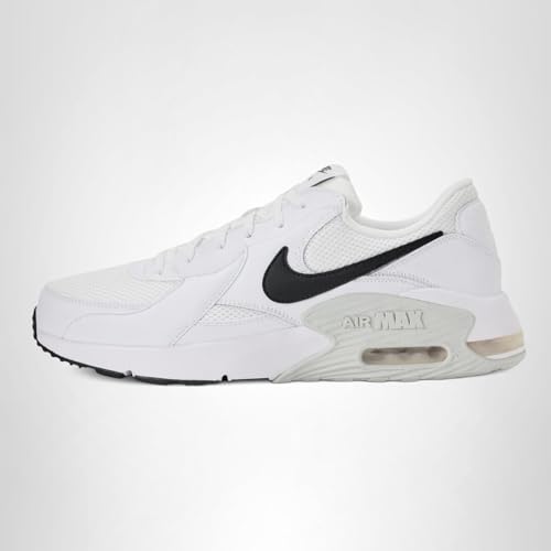 Nike Men's Air Max Excee Shoes, White/Black-Pure Platinum, 8