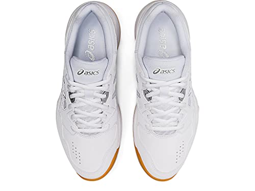 ASICS Women's Gel-RENMA Indoor Shoe, 12, White/Pure Silver