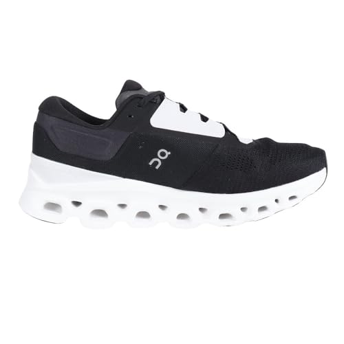 On Cloudstratus 3 Men's Running Shoes, Black/Frost, 12 Us