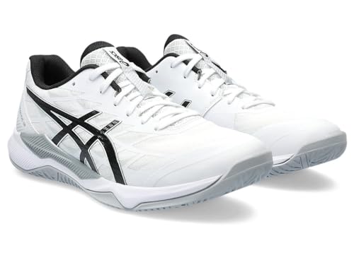 ASICS Men's Gel-Tactic 12 Volleyball Shoes, 8.5, White/Black