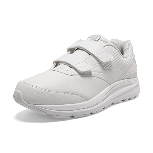 Brooks Men's Addiction Walker V-Strap 2 Walking Shoe - White/White - 9 Wide