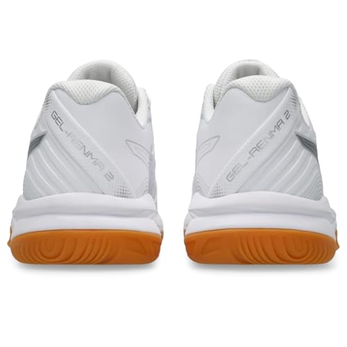 ASICS Women's Gel-RENMA 2 Pickleball Shoes, 9, White/Pure Silver