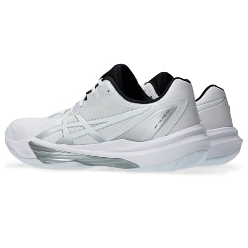 ASICS Men's Sky Elite FlyteFoam 3 Volleyball Shoes, 10, White/White
