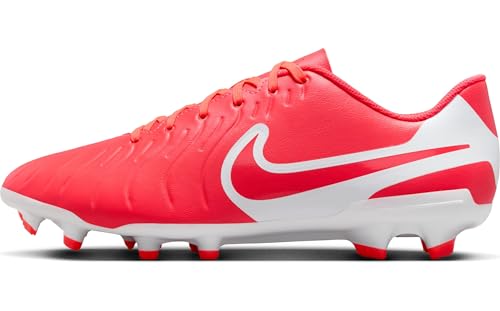NIKE Tiempo Legend 10 Club MG SneakerUnisex – Adult, Hot Lava White, 11.5 US