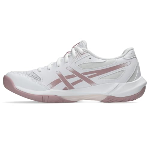 ASICS Women's Gel-Rocket 12 Volleyball Shoes, 9, White/Pearl Pink
