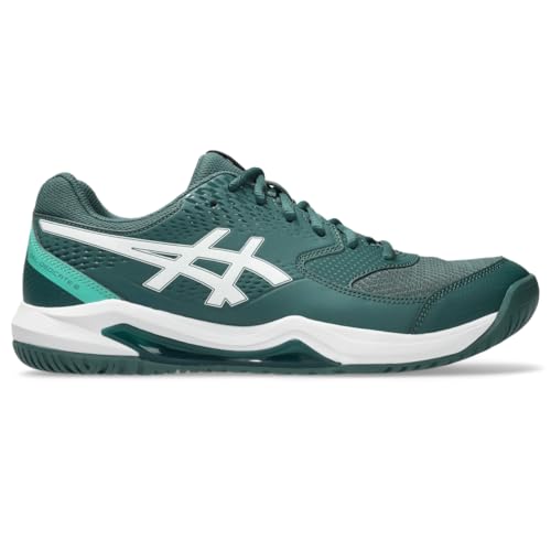 ASICS Men's Gel-Dedicate 8 Tennis Shoes, 9, Dark Neptune/White