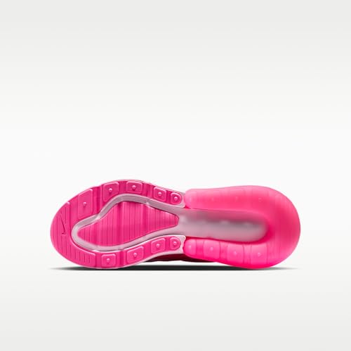 Nike Air Max 270 Big Kids' Shoes (Pink Foam/Pinksicle/White/Hyper Pink) Size 4