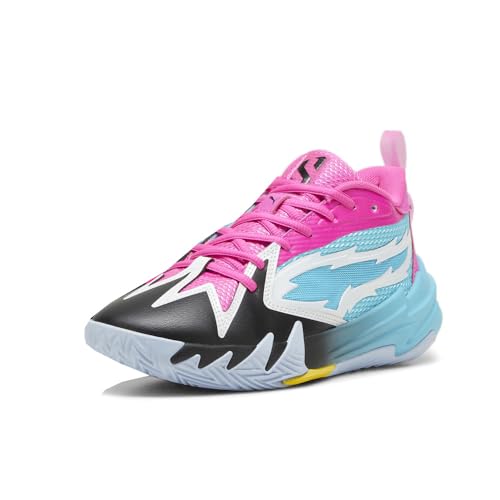 PUMA Kids Girls Scoot Zeros Nl Basketball Sneakers Shoes - Blue, Pink - Size 6.5 M