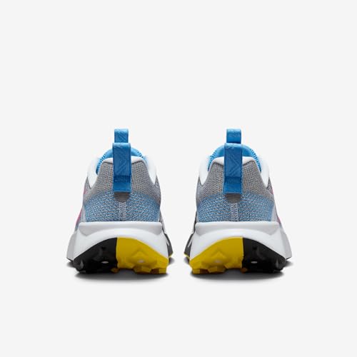 Nike Wildhorse 10 Men's Trail Running Shoes (FV2338-100, White/Black/University Blue/Playful Pink) Size 11