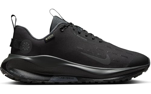 Nike InfinityRN 4 Gore-TEX Women's Waterproof Road Running Shoes (HQ0264-001, Black/Volt/Dark Grey/Anthracite) Size 6.5