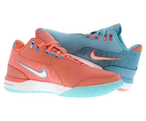 Lebron NXXT Gen AMPD Basketball Shoes (FJ1566-401, Mineral Blue/Sail/Light Wild Mango) Size 9.5