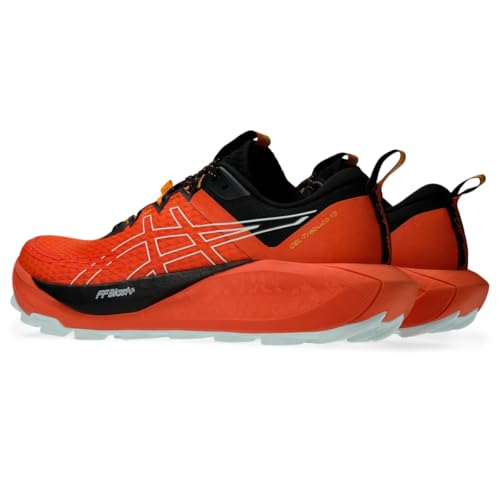 ASICS Men's Gel-Trabuco 13 Running Shoes, 10, NOVA Orange/Pure Aqua