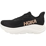 Hoka Women's Clifton 10 Black/Rose Gold 7.5 Medium