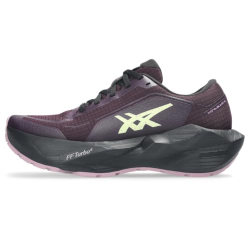ASICS Women's NOVABLAST 6 GTX Running, 8, Dark Aubergine/Black