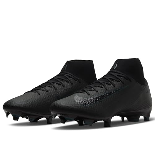 Nike Men's Zm Superfly 10 Acad Fg/MgFootball Shoe, Black Black Deep Jungle, 10 US