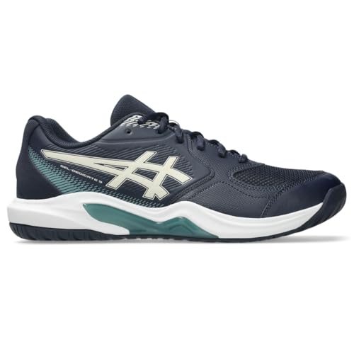 ASICS Men's Gel-Dedicate 9 Tennis Shoes, 9, Midnight/Oatmeal