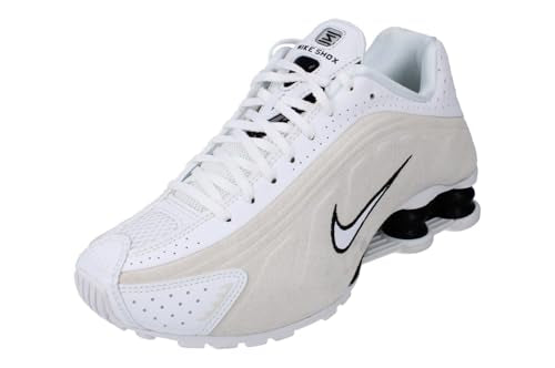 Nike Shox R4 Women's Shoes (Summit White/Light Orewood Brown/Black) Size 6