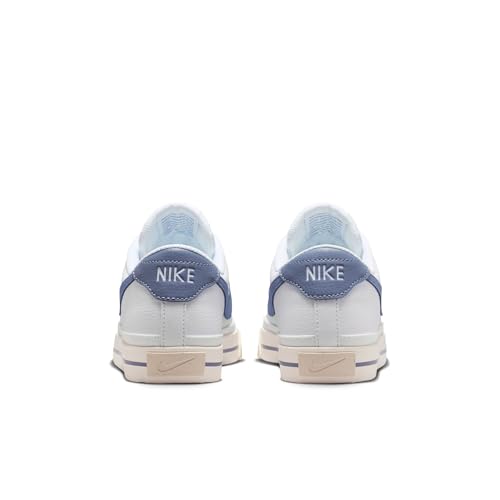 Nike Women's Court Legacy Next Nature Shoes, White/Ashen Slate-Sail, 8.5