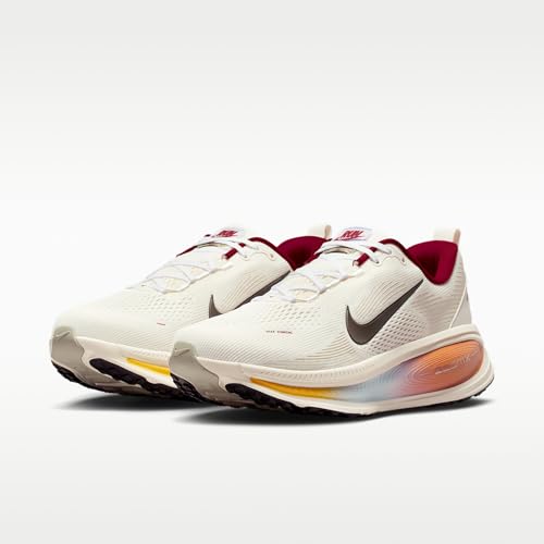 Nike Vomero 18 Men's Road Running Shoes (White/Phantom/Team Crimson/Dark Hazel) Size 7
