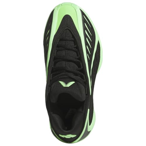 adidas Unisex Anthony Edwards 2 J Core blackLime Burst/Lucid Blue 5.5 US