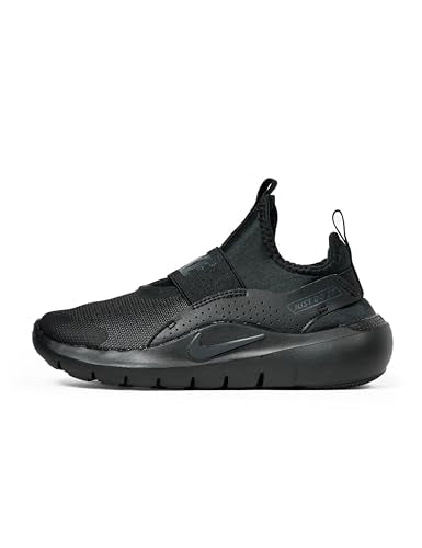 Nike Little Kid's Flex Runner 4 Running Shoe, Black/Black-Anthracite, 2Y