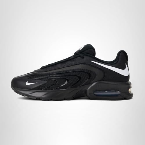 Nike Men's Air Max Fire Lifestyle Shoes, Black/White, 12