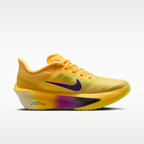 Nike Zoom Fly 6 Women's Road Racing Shoes (Citron Pulse/Volt Ice/Hyper Violet/Indigo Burst) Size 9