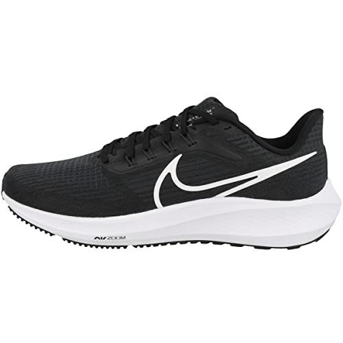 Nike Men's Air Zoom Pegasus Sneaker, Black/White, 9.5 US